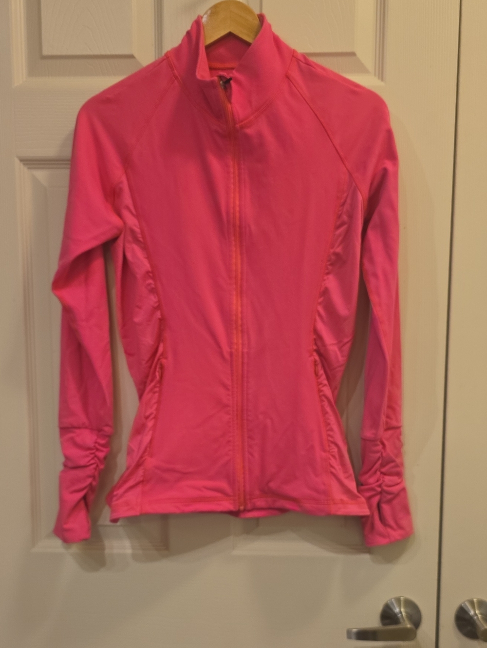Victoria's Secret Hot Pink Full-Zip Bomber Jacket
